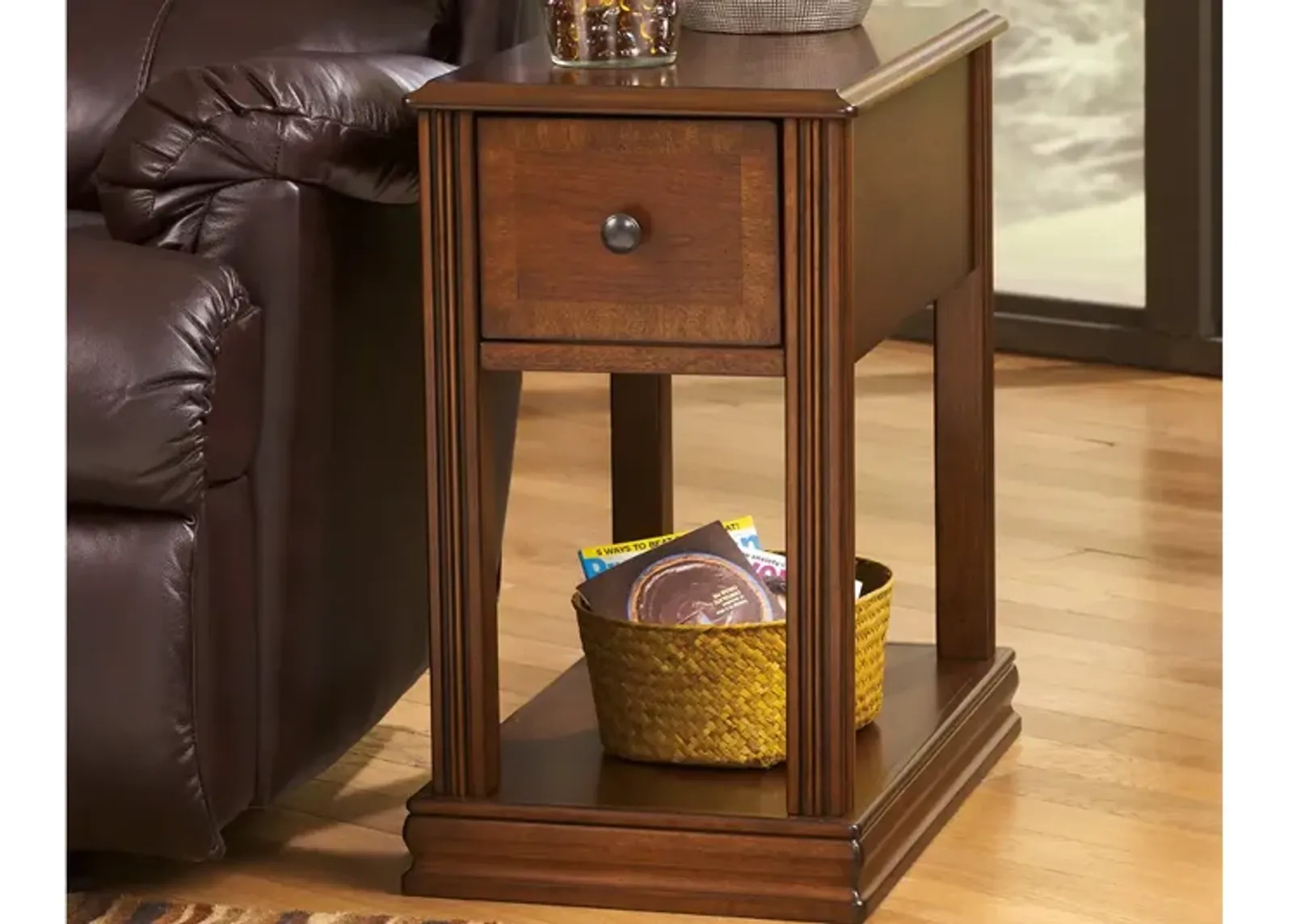 Ashley Breegin Chairside End Table Brown