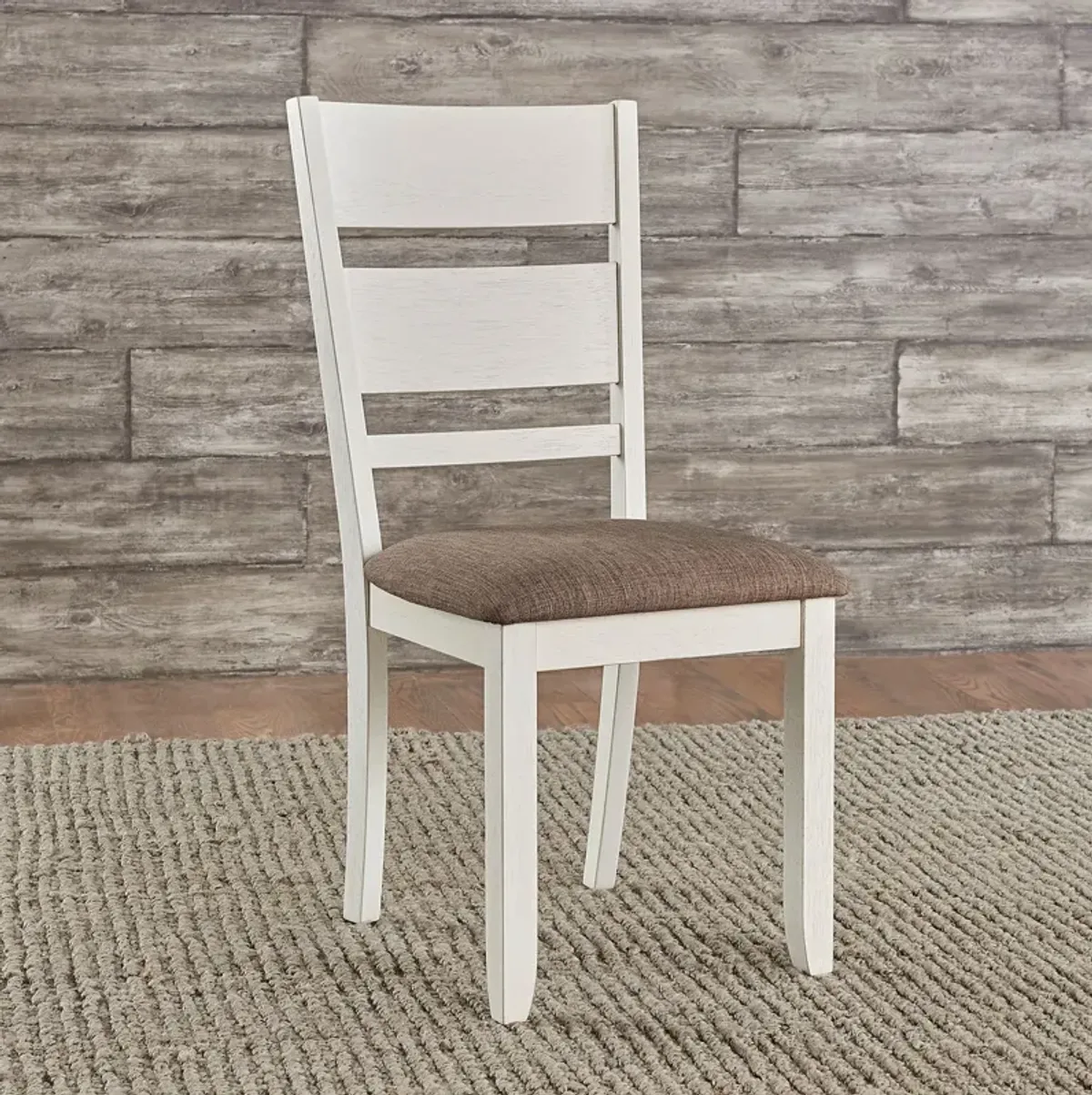 Liberty Furniture Brook Bay Textured White Side Chair