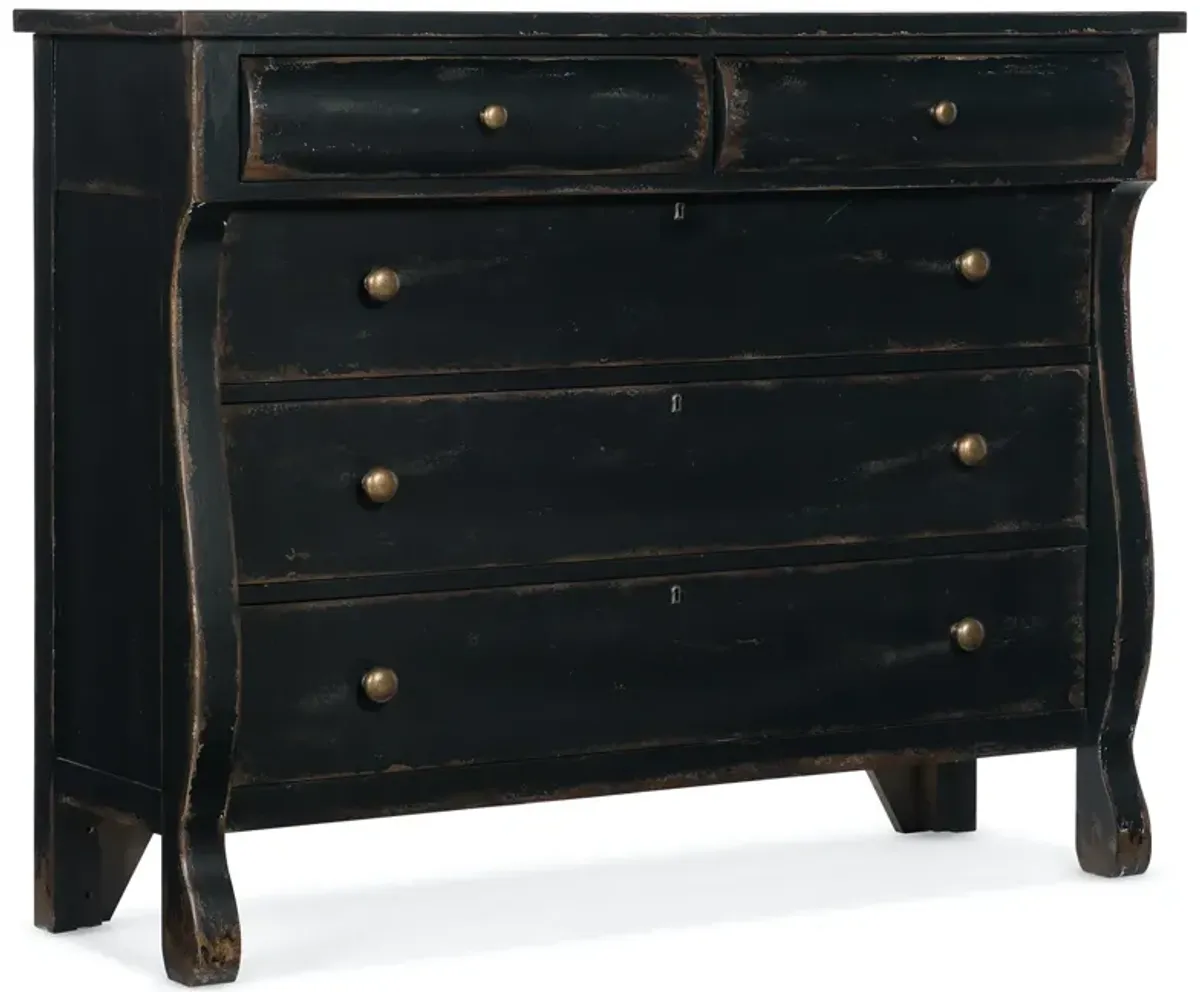 Hooker Furniture Ciao Bella 5-Drawer Bureau Chest