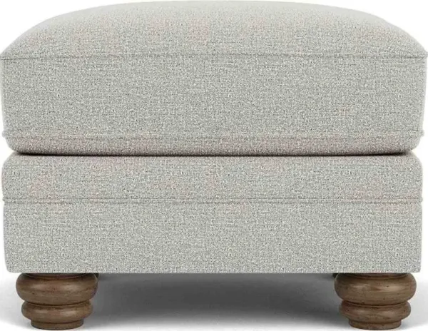 Flexsteel Bexley Silver Glacier Vintage Ottoman