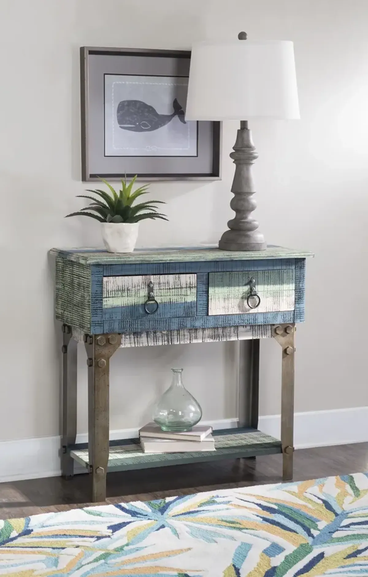 Powell Calypso Small Hall Console Table