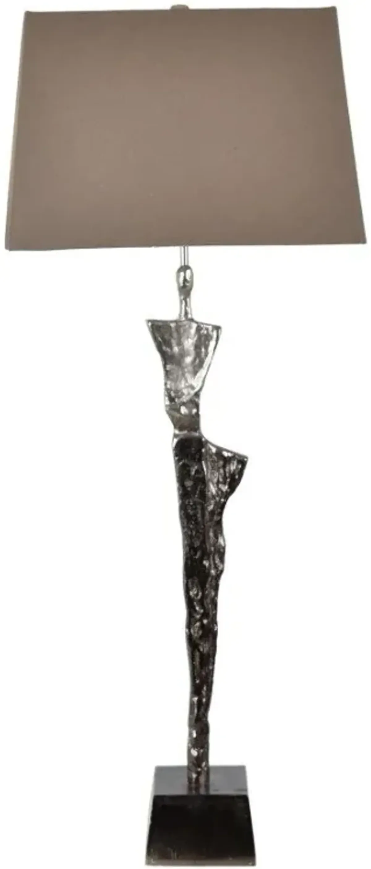 Crestview Giacometti Beige/Black Sculptural Buffet Lamp