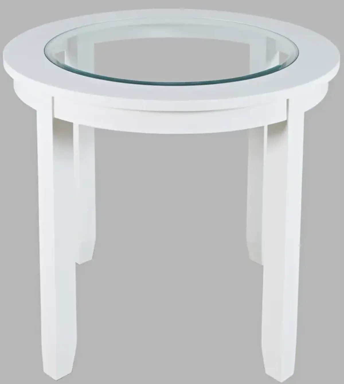 Jofran Urban Icon Round Counter-Height Table White