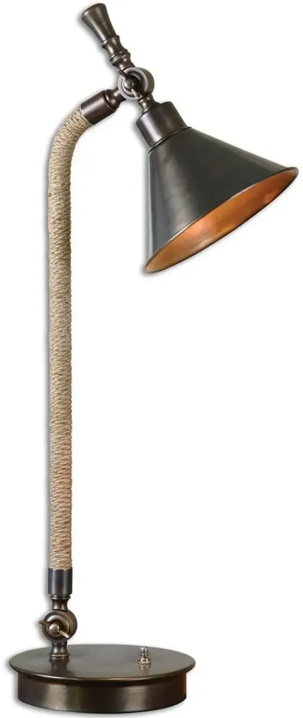 Uttermost Duvall Bronze Task Lamp