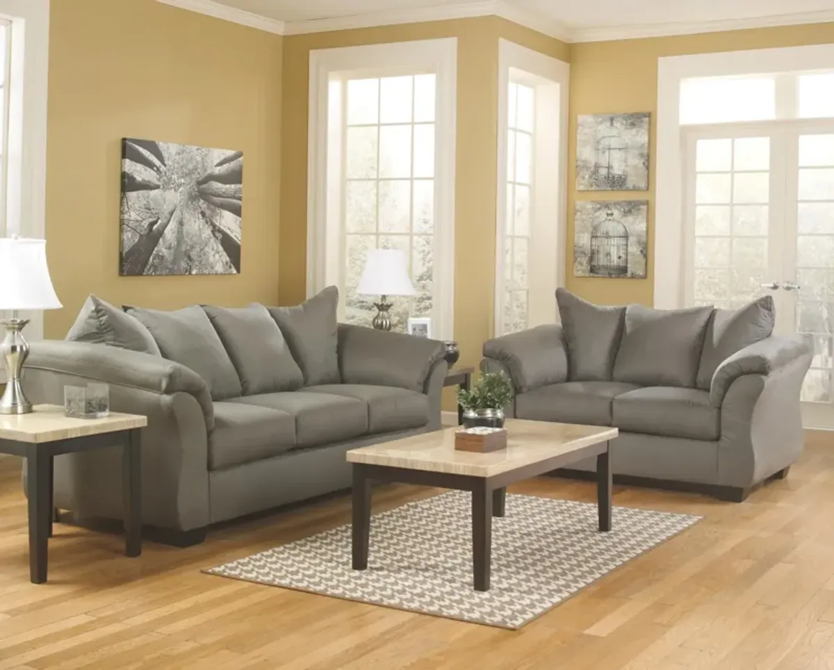 Ashley Darcy Cobblestone Loveseat