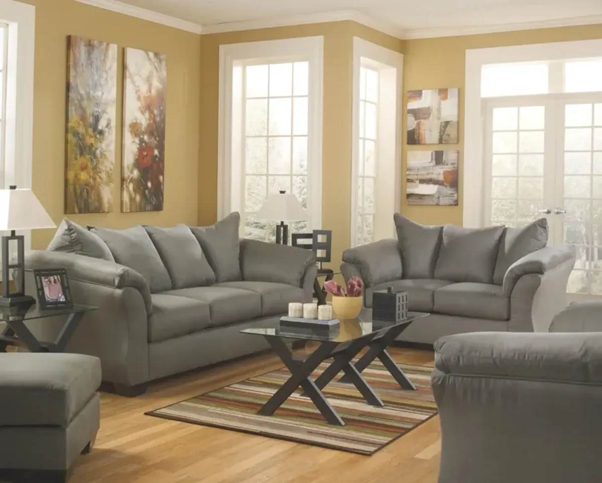 Ashley Darcy Cobblestone Loveseat