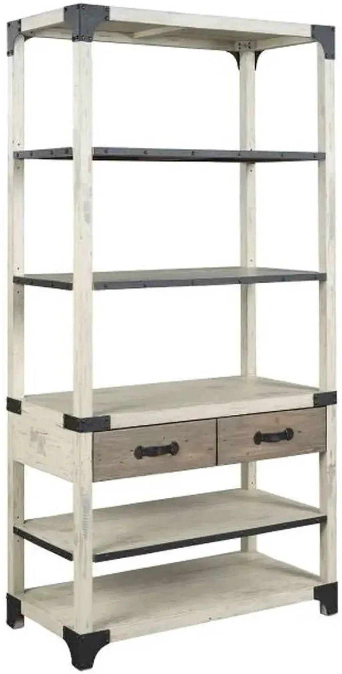 Reclamation Place White Bookcase