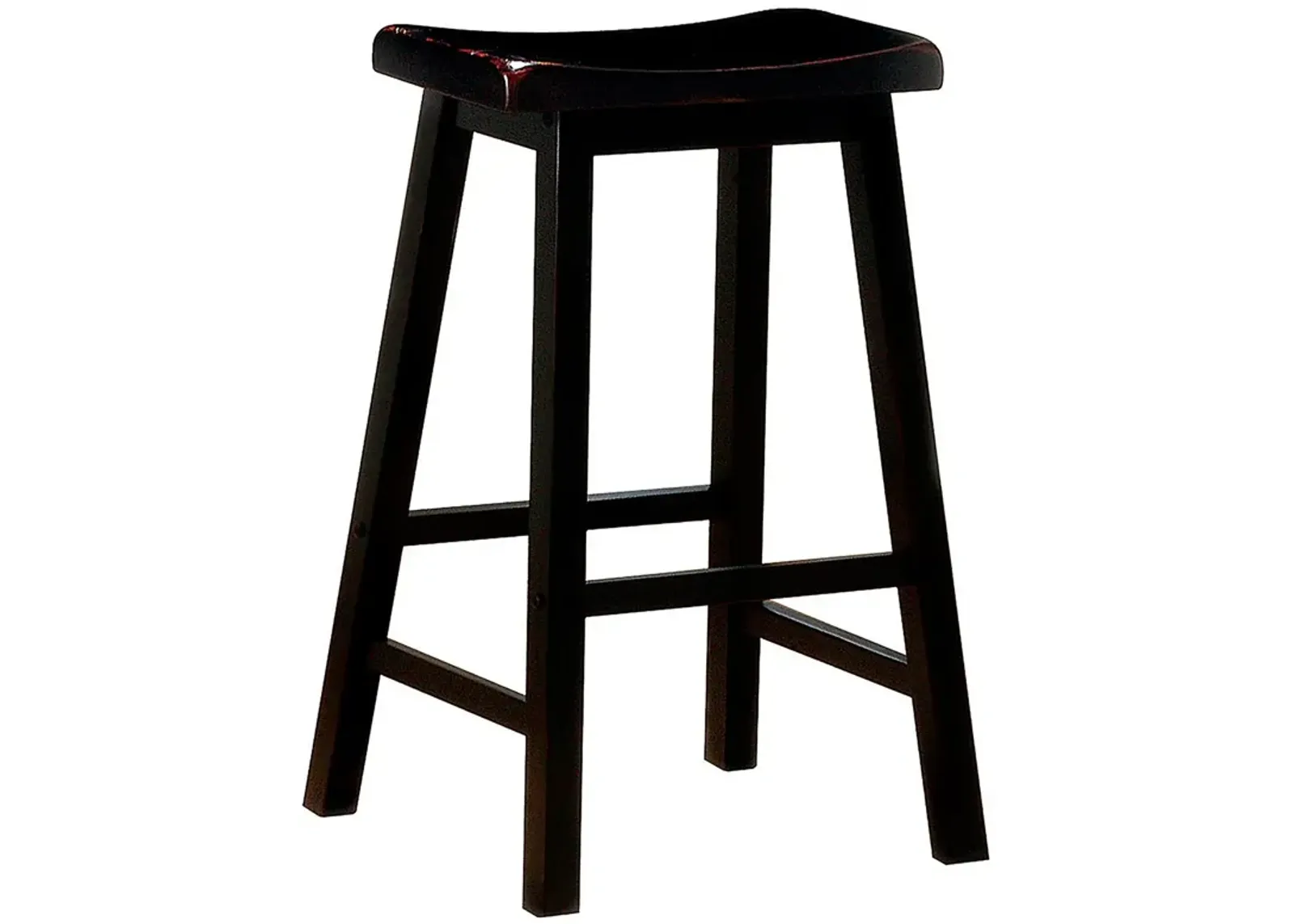 Coaster Durant Wood Backless Bar Stool Black