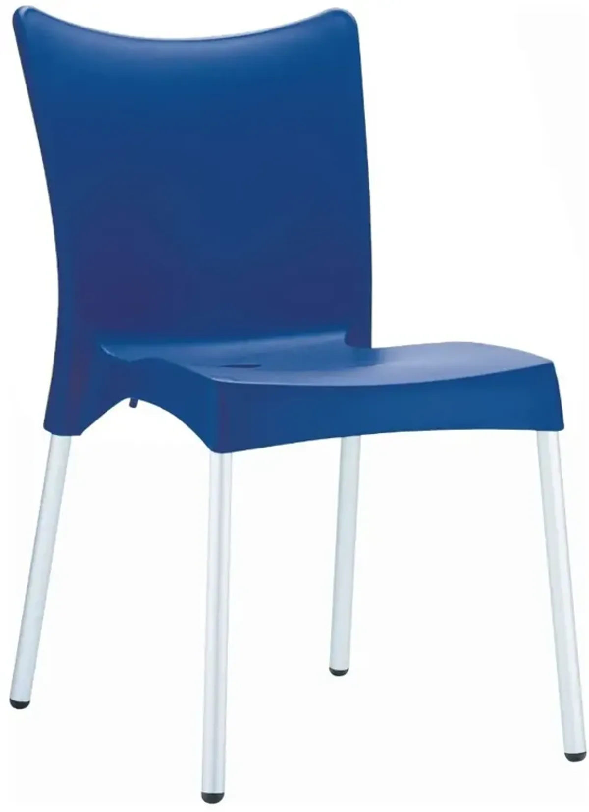 Compamia Juliette Resin Dining Chair Dark Blue