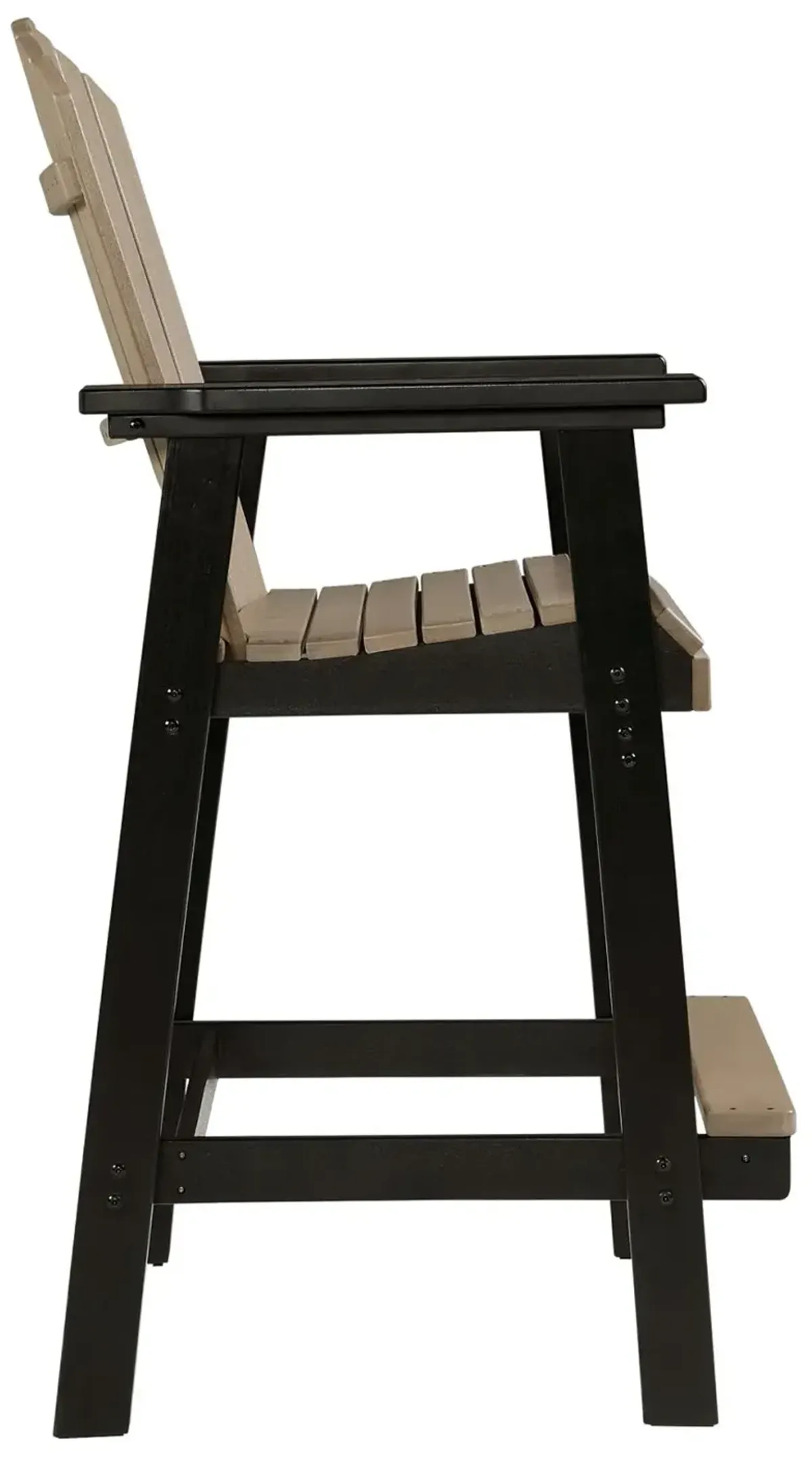 Ashley Fairen Trail Barstool in Black & Driftwood Color Combination