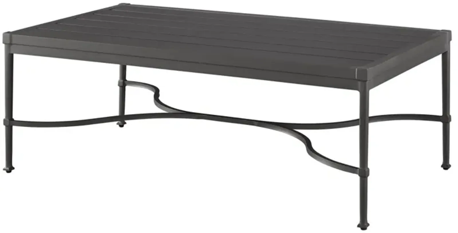 Universal Coastal Living Outdoor Seneca Charcoal Coffee Table