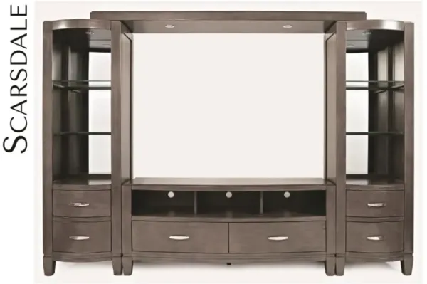 Jofran Scarsdale 60 Inch Media Entertainment TV Stand