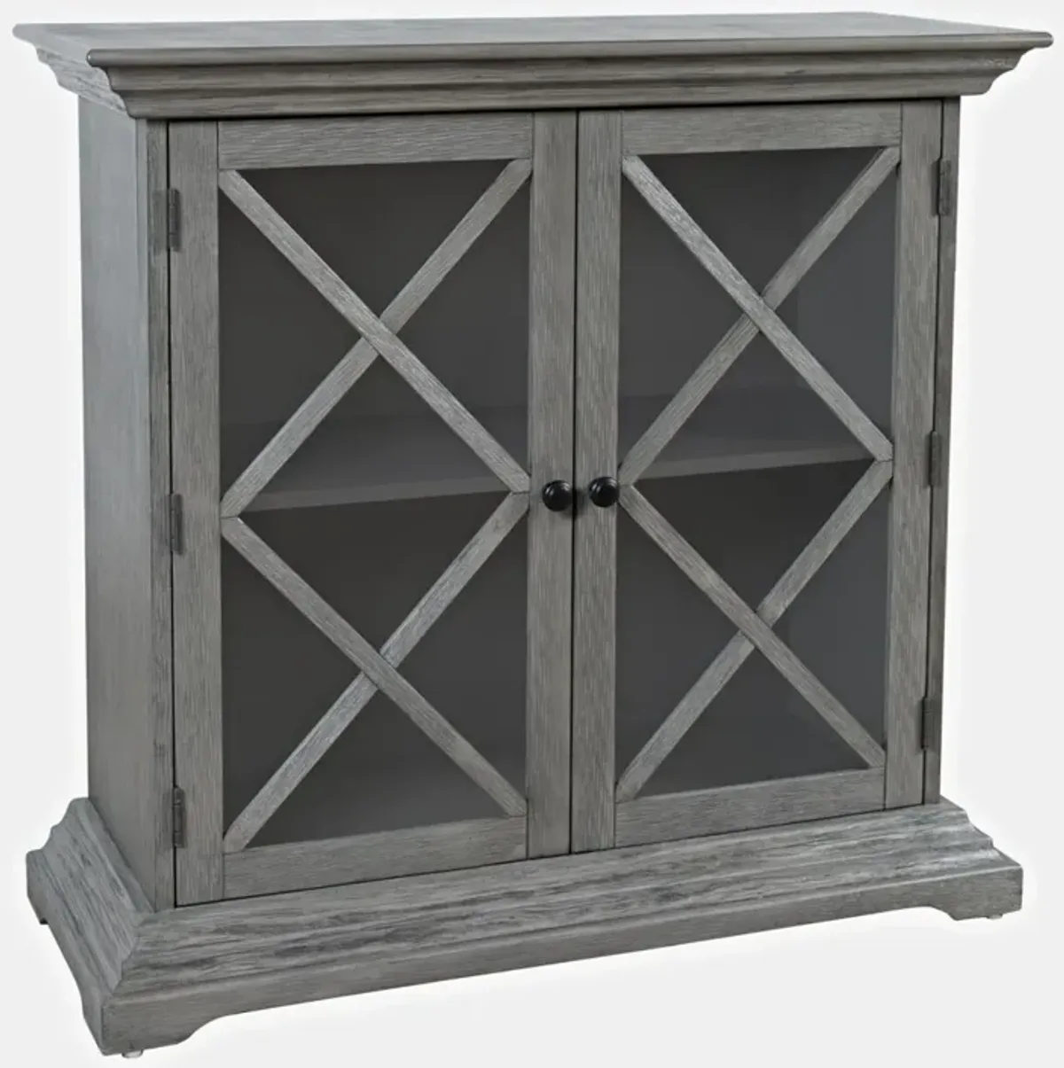 Jofran Carrington Accent Cabinet Grey