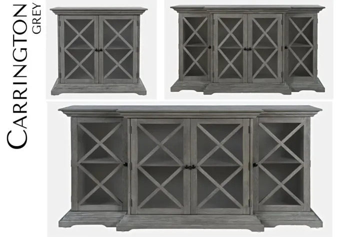 CARRINGTON ACCENT CABINET GREY