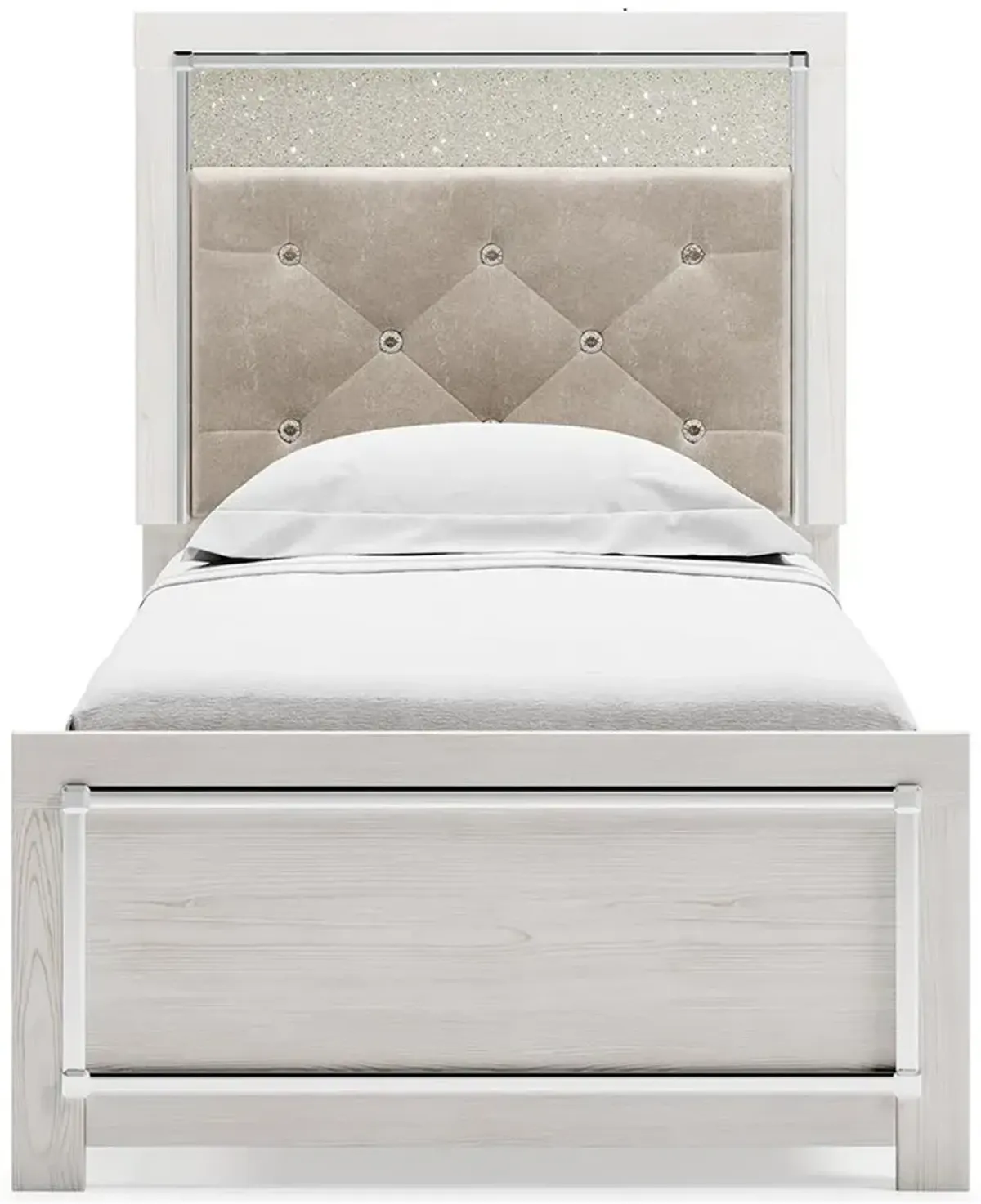 Ashley Altyra White Twin Panel Bed