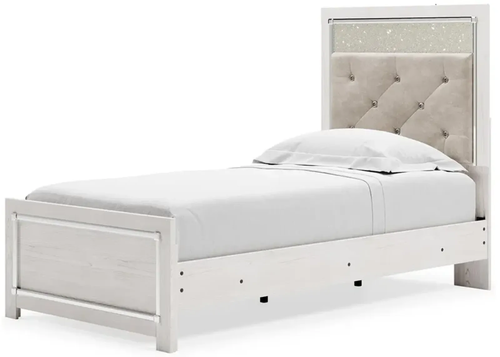 Ashley Altyra White Twin Panel Bed