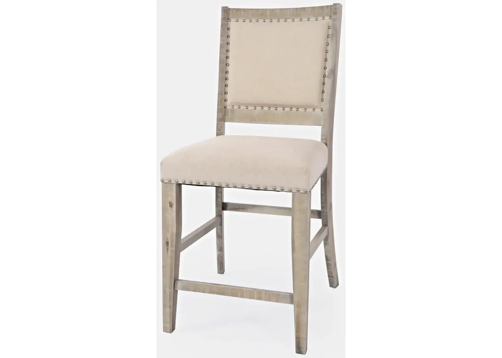 FAIRVIEW UPHOLSTERED STOOL ASH