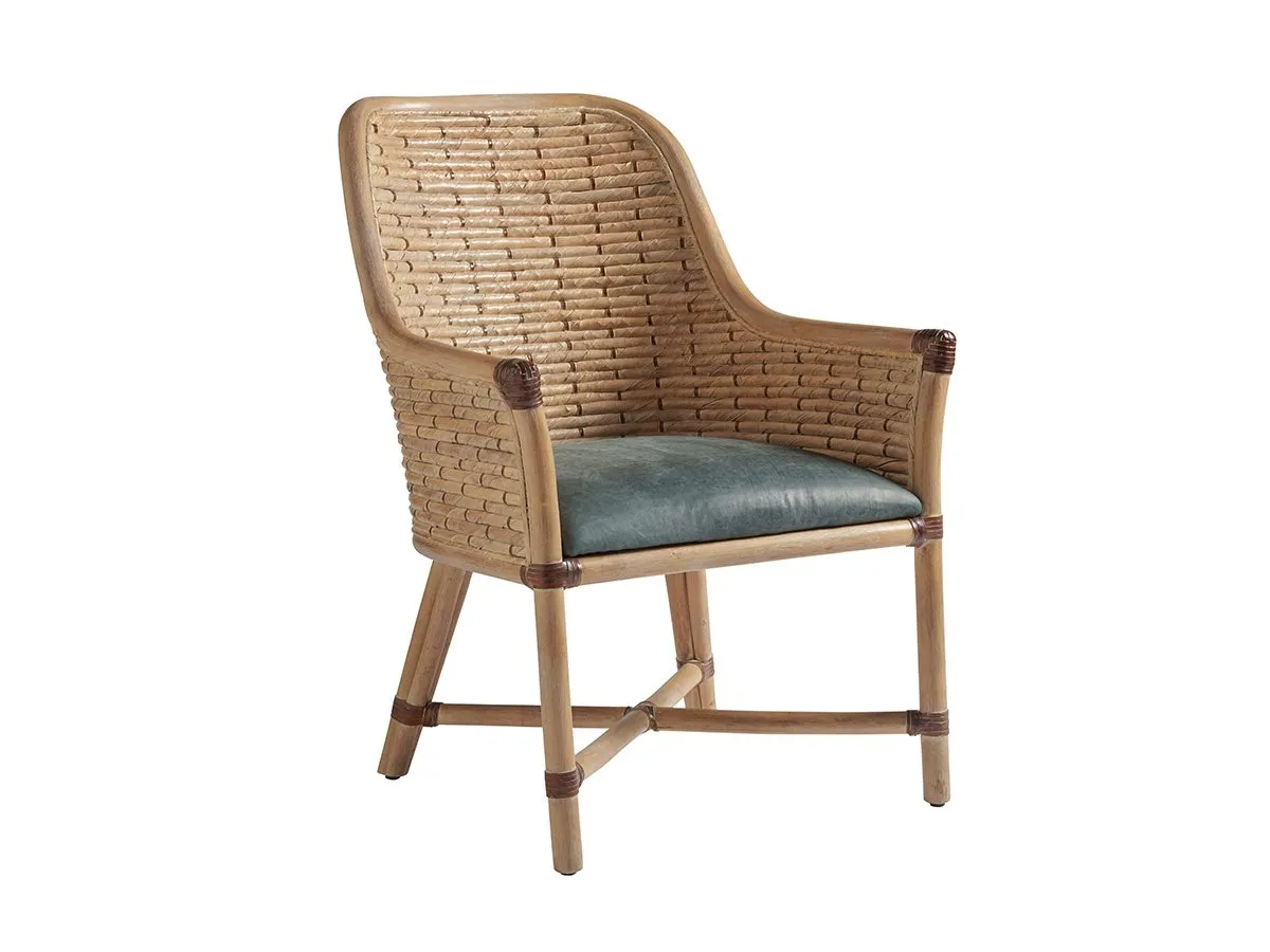 KEELING WOVEN ARM CHAIR LOS ALTOS