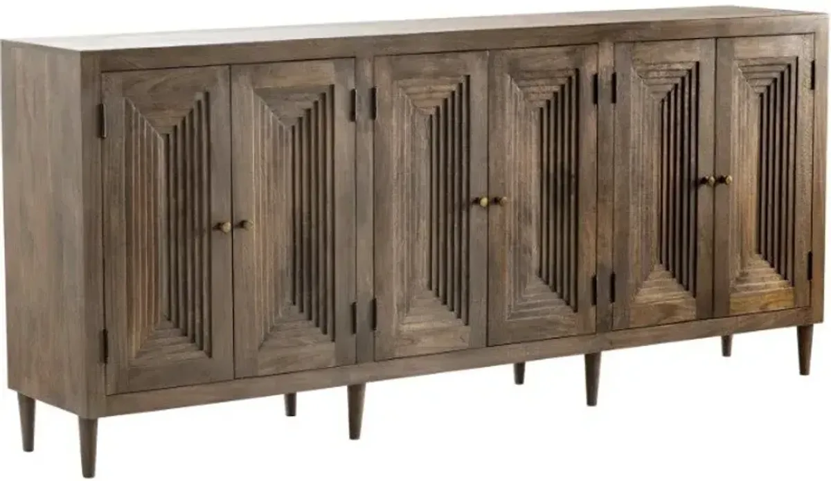 Crestview Highland Park Brown Sideboard