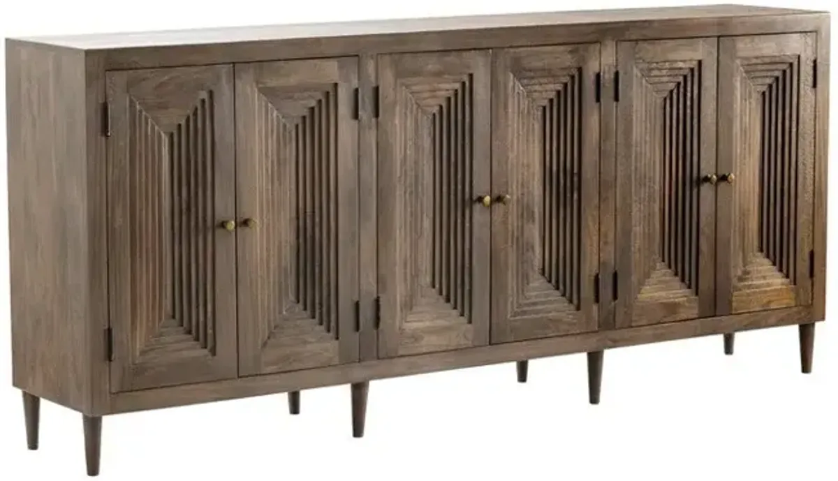 Crestview Highland Park Brown Sideboard