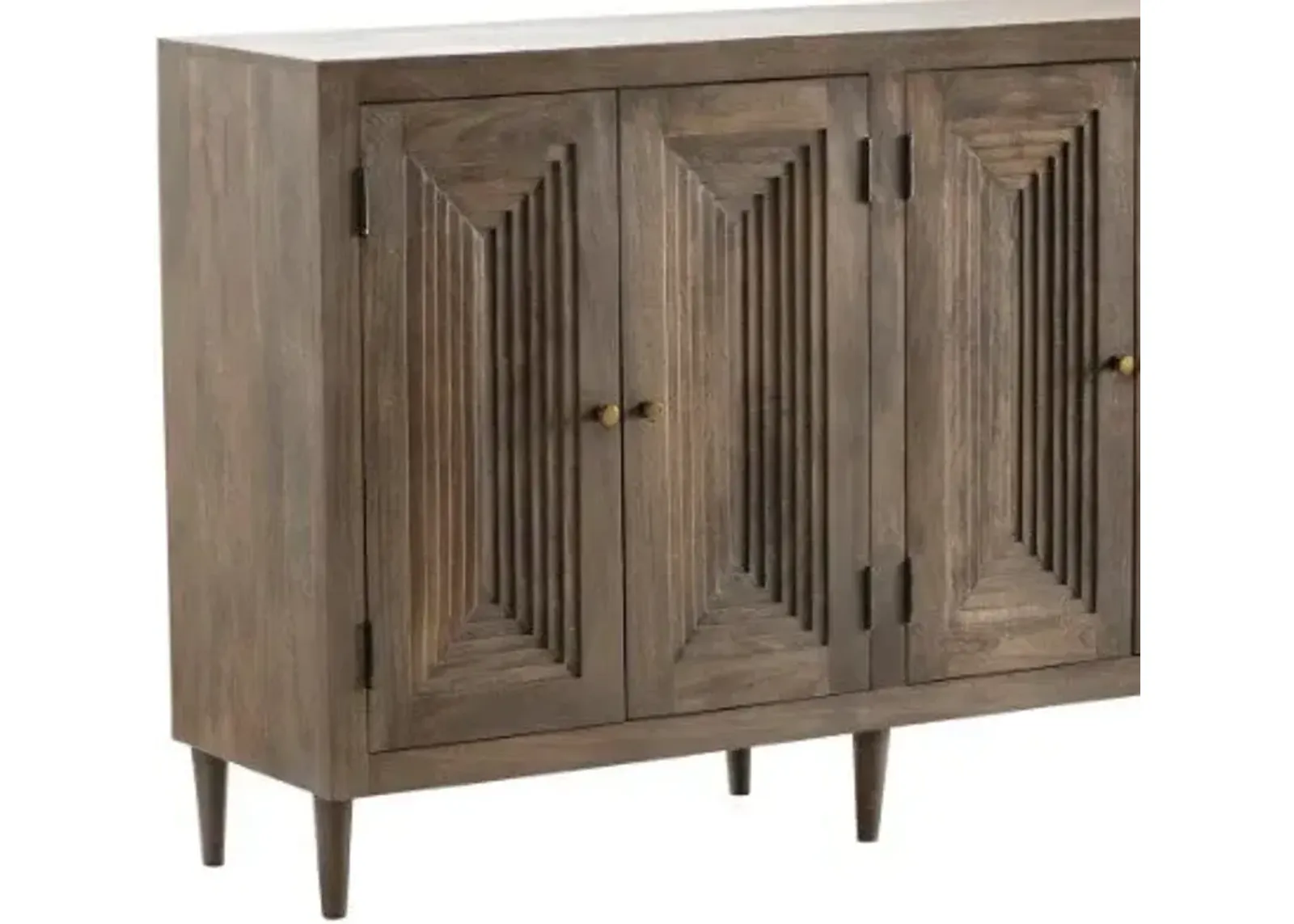 Crestview Highland Park Brown Sideboard