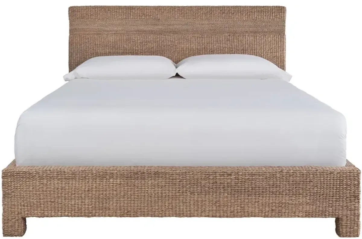 Universal Modern Farmhouse Seaton Wheat King Bed