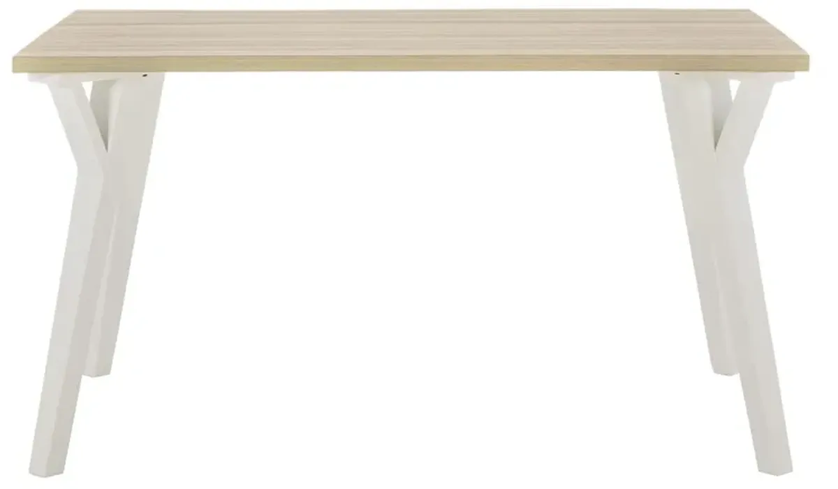 Ashley Grannen Dining Table Rectangular White/Natural