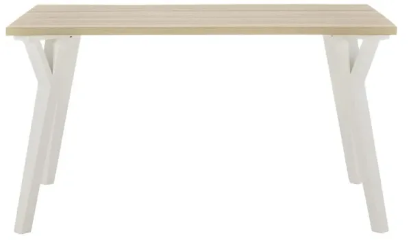 Ashley Grannen Dining Table Rectangular White/Natural
