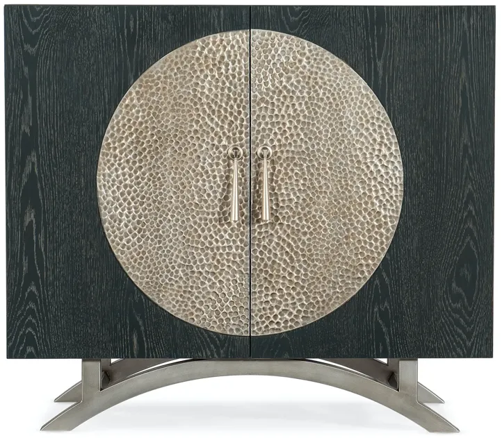 MELANGE NOLITA CHARCOAL TWO DOOR ACCENT CABINET