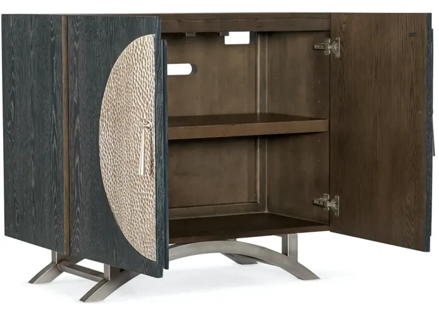 MELANGE NOLITA CHARCOAL TWO DOOR ACCENT CABINET