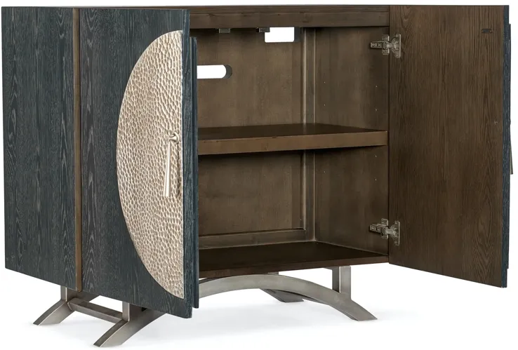 MELANGE NOLITA CHARCOAL TWO DOOR ACCENT CABINET