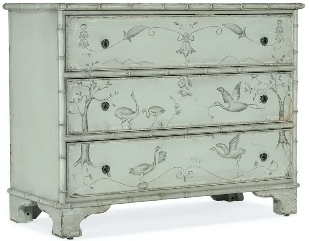 Hooker Furniture Charleston Gray Ash 3-Drawer Accent Chest