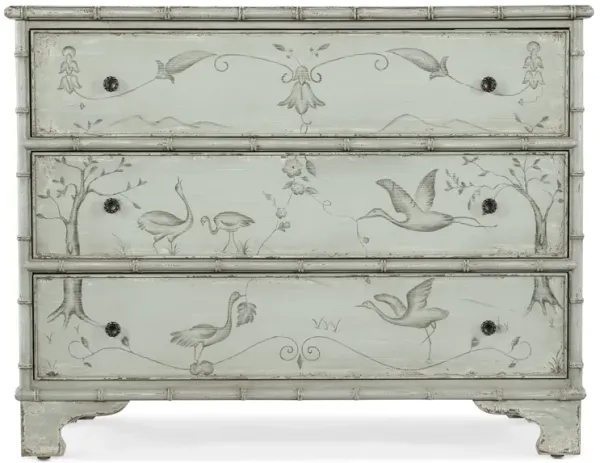 Hooker Furniture Charleston Gray Ash 3-Drawer Accent Chest