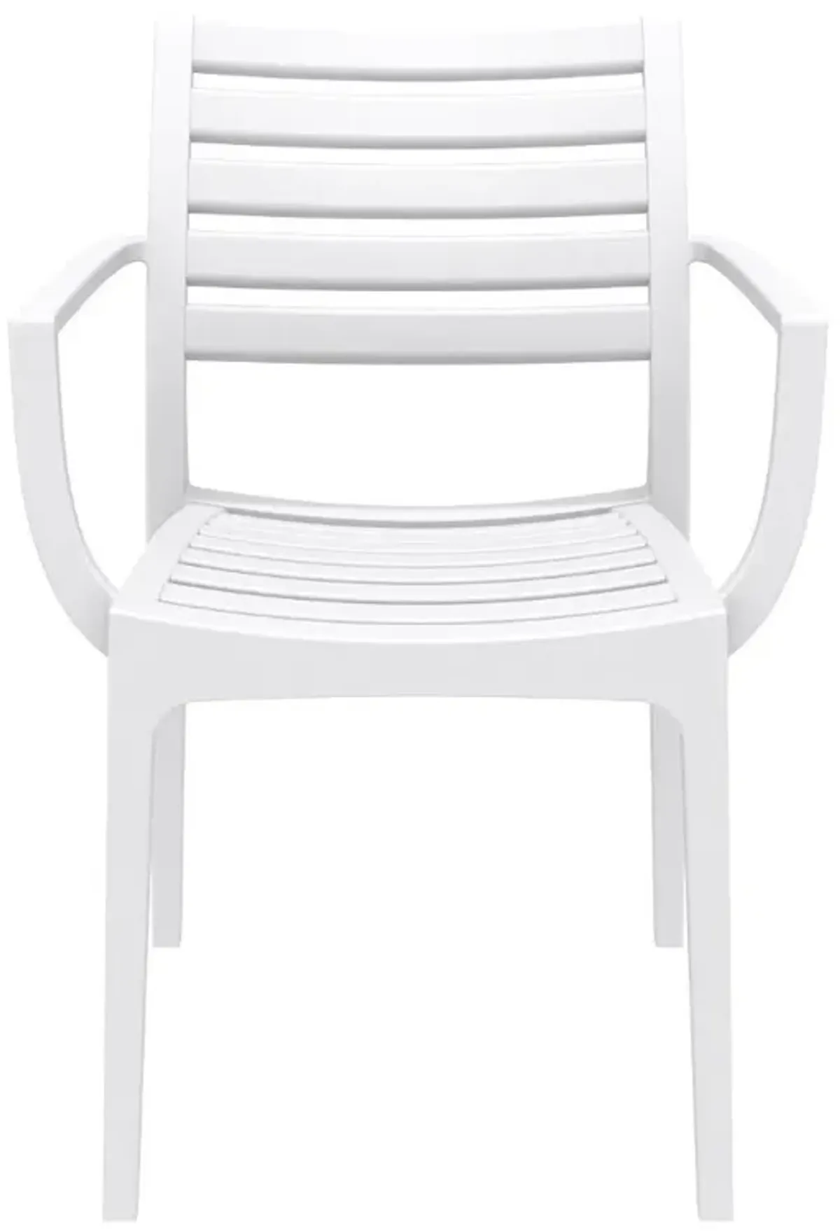 Compamia Artemis Outdoor Dining Arm Chair White