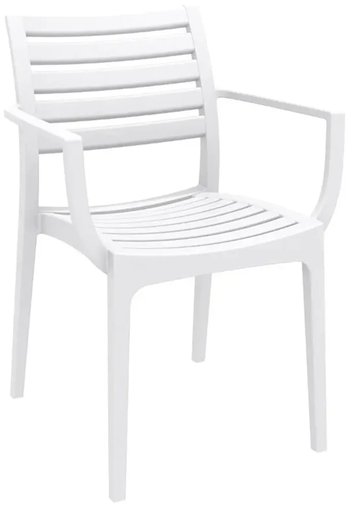 Compamia Artemis Outdoor Dining Arm Chair White