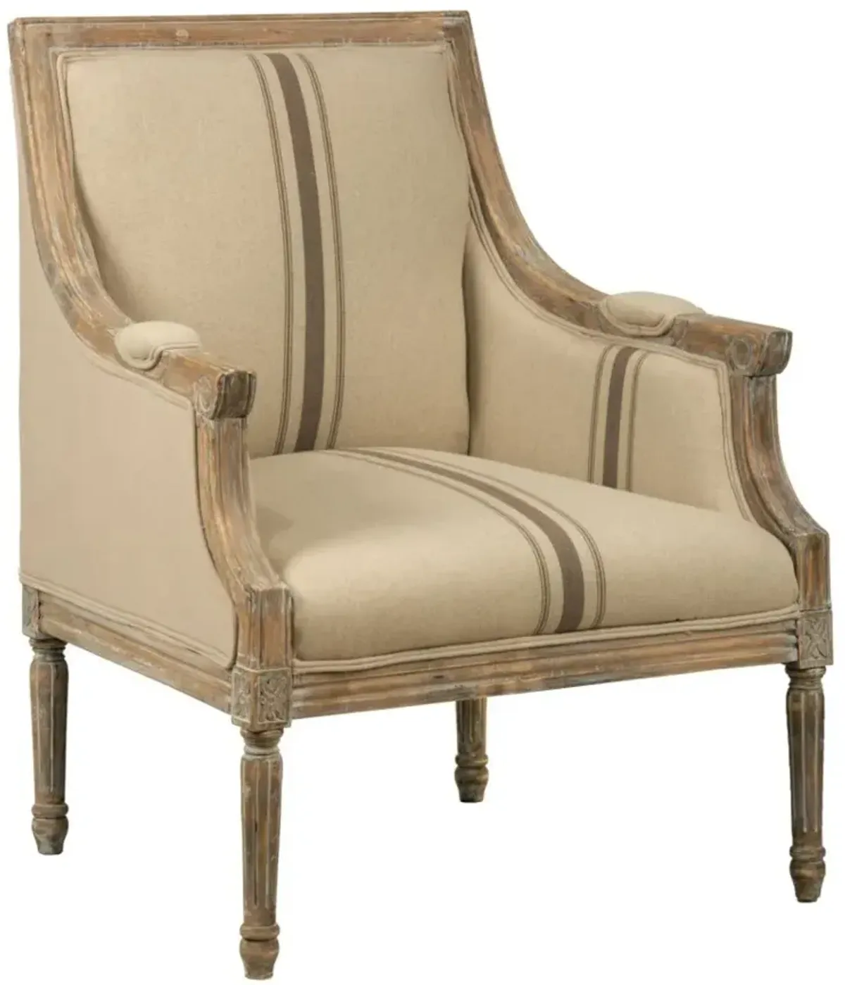 Jofran Mckenna Tan Accent Barrel Chair