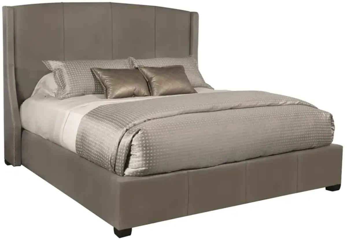 Bernhardt Cooper Leather Shelter Bed King