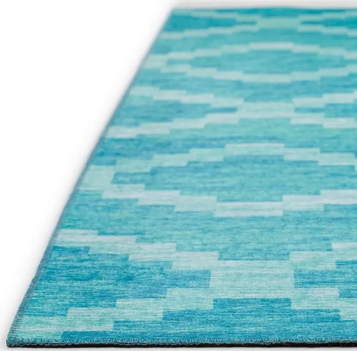 Dalyn Geometric Diamond Wave Poolside 5'X8' Area Rug