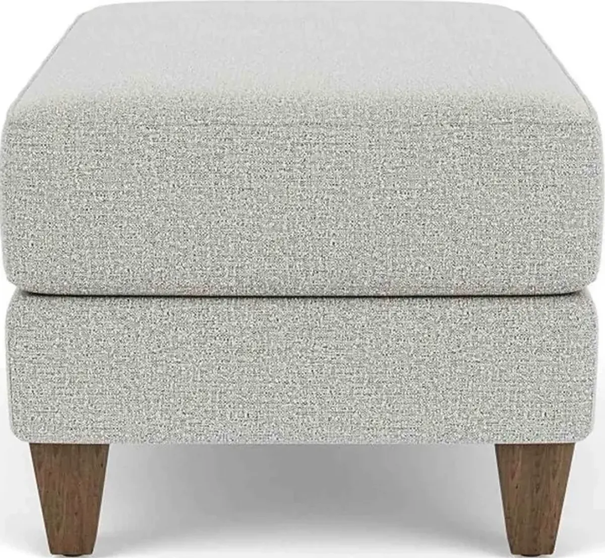 Flexsteel Westside Silver Glacier Cocktail Ottoman