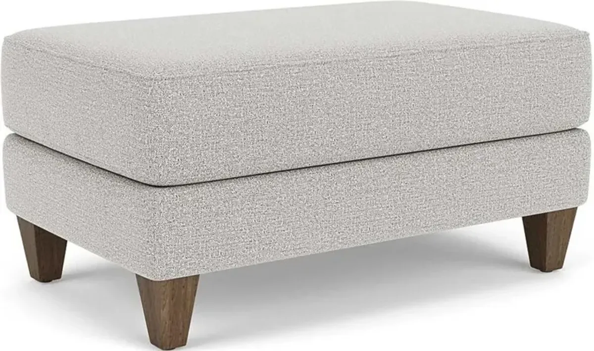 Flexsteel Westside Silver Glacier Cocktail Ottoman