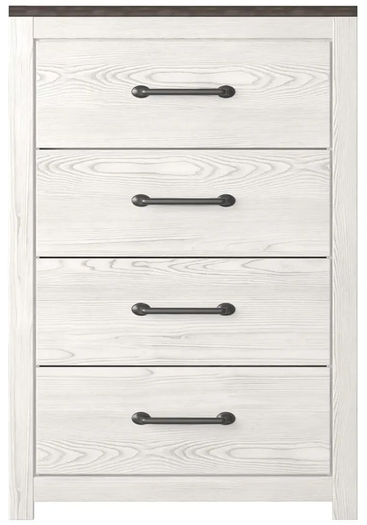 Ashley Gerridan White Gray Chest