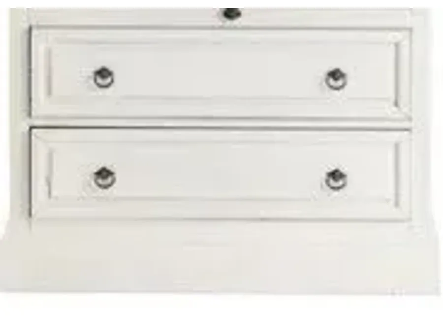 POINT ISABEL GREY WASH CURIO CABINET