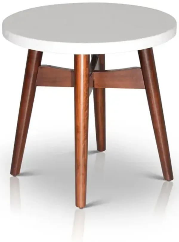 Steve Silver Serena Silverstone Round End Table