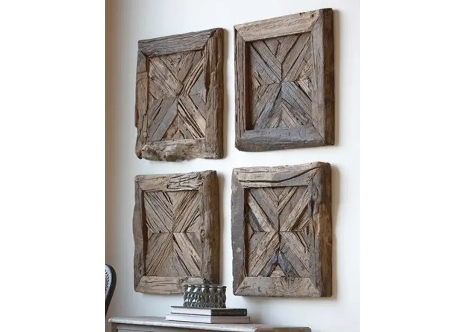 Uttermost Rennick Reclaimed Wood Wall Art