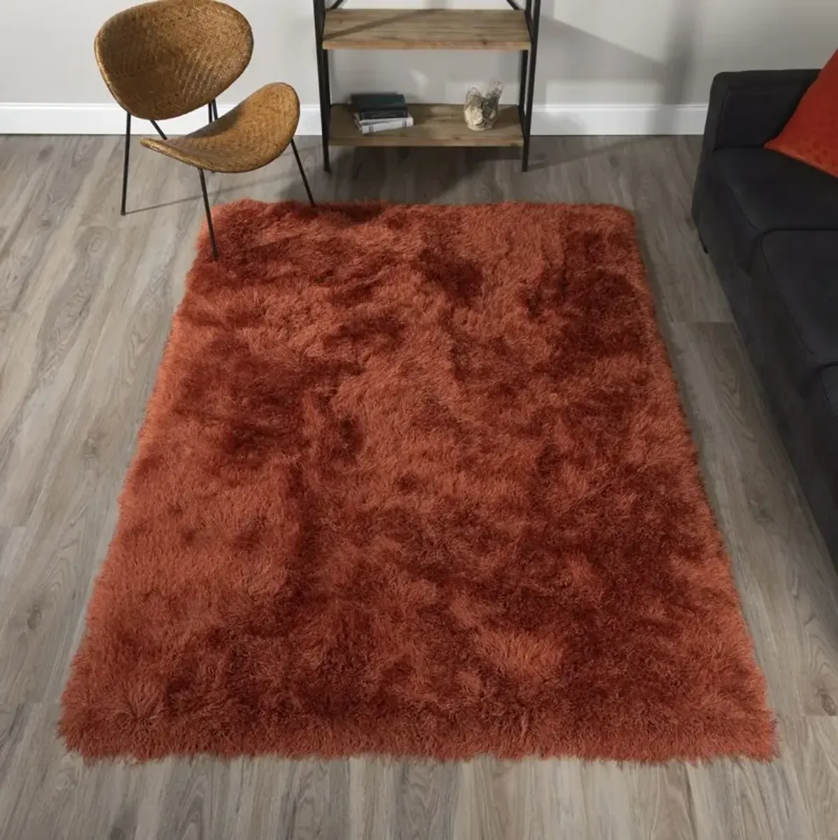 IMPACT PAPRIKA 5'X8' AREA RUG