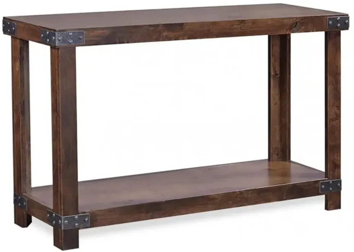 Aspenhome Industrial Ghost Black Sofa Table