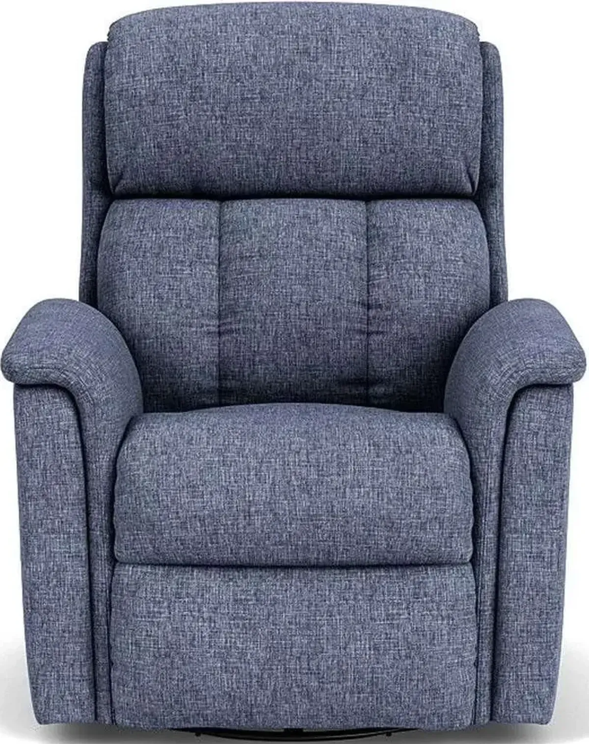 Flexsteel Luna Blue Indigo Swivel Gliding Manual Recliner