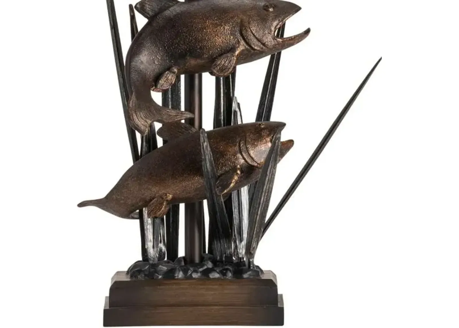 Crestview Upstream Bronze Table Lamp