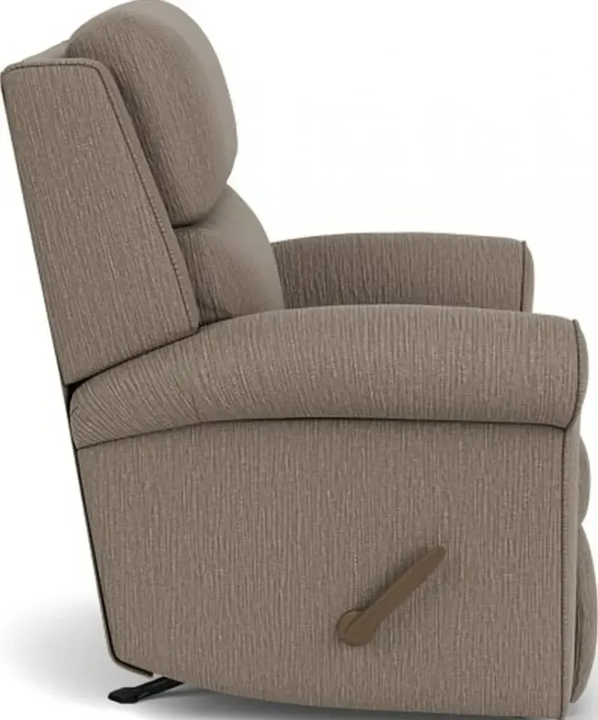 Flexsteel Belle Pewter Rocking Manual Recliner