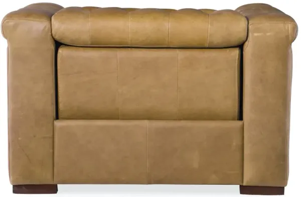 Hooker Furniture Savion Grandier Saddlebag Coin Power Leather Recliner with Power Headrest